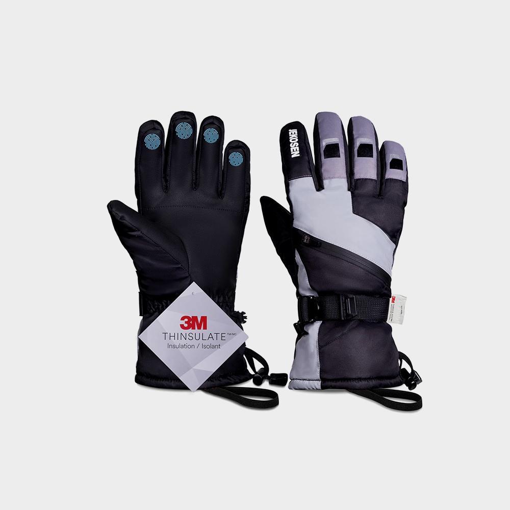 JEKOSEN Ski Gloves Waterproof Touchscreen Snowboard Gloves Winter Keep Warm Gloves Image 6