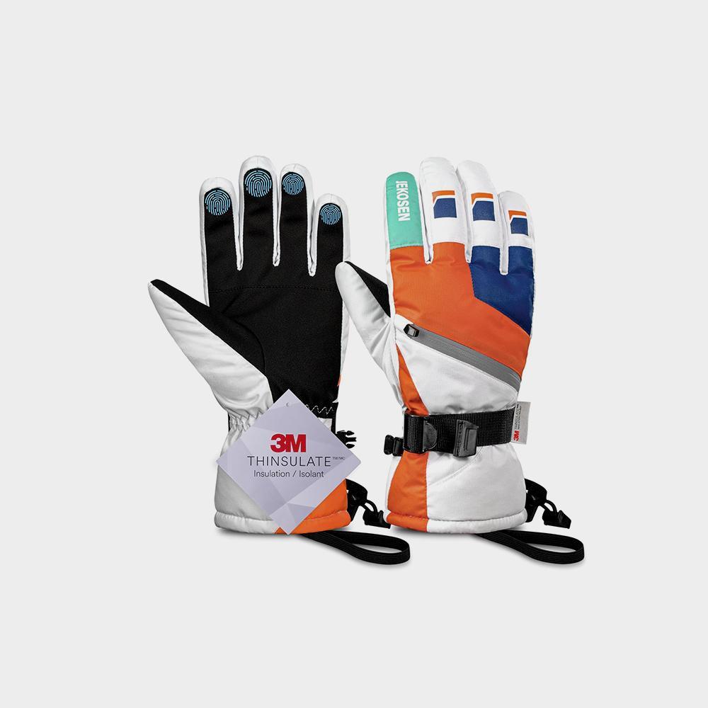 JEKOSEN Ski Gloves Waterproof Touchscreen Snowboard Gloves Winter Keep Warm Gloves Image 4