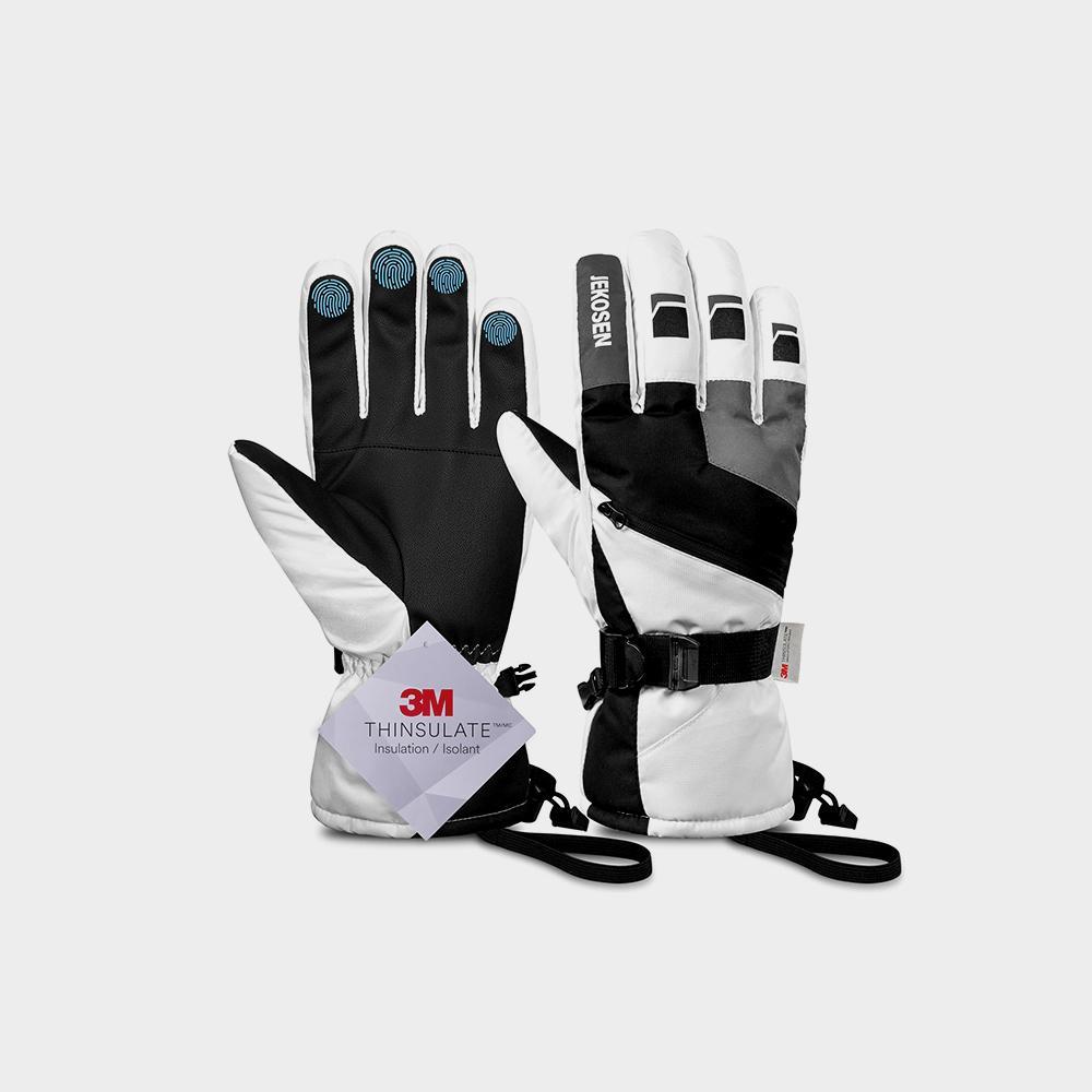 JEKOSEN Ski Gloves Waterproof Touchscreen Snowboard Gloves Winter Keep Warm Gloves Image 2