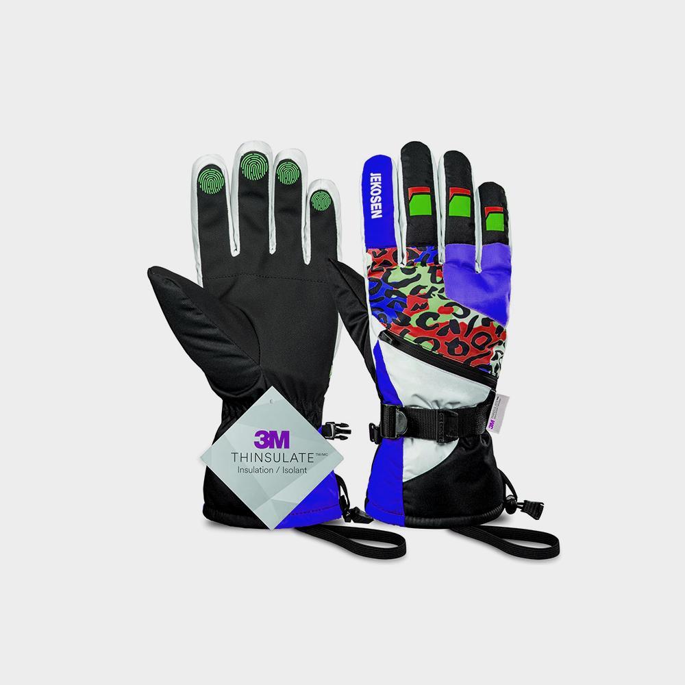 JEKOSEN Ski Gloves Waterproof Touchscreen Snowboard Gloves Winter Keep Warm Gloves Image 3