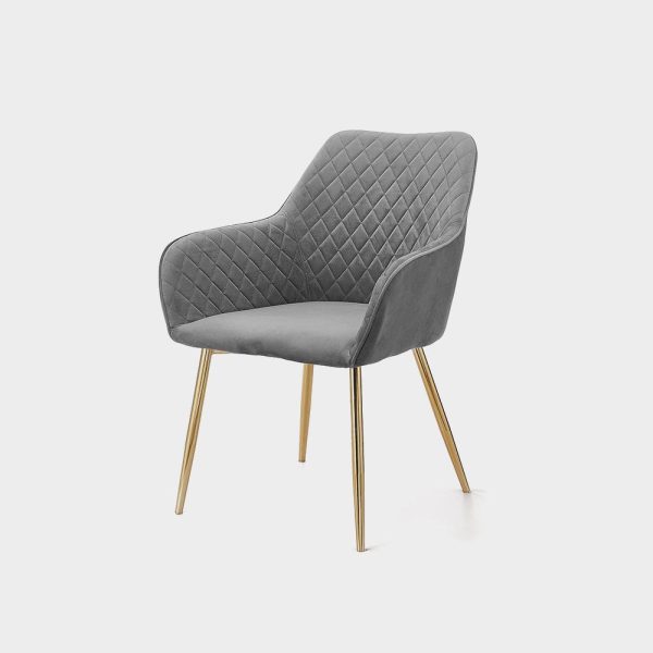 Angela Luxury Modern Restaurant Dining Chair Nordic Upholstered Fabric Velvet