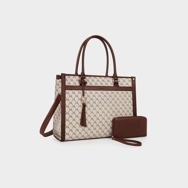 Missnine Laptop Tote Bag Canvas Laptop Bag 15 6 inch Work Shoulder Bags Casual Briefcase Handbag